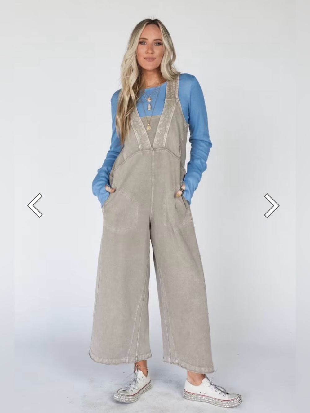 Easel Meadow Dreamer Jumpsuit Mushroom